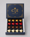 caja de corazones 16 bombones